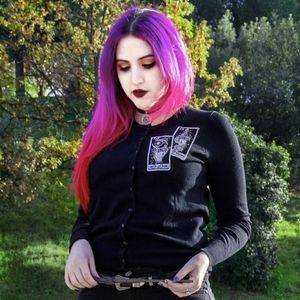 EUC Goth Punk Rockabilly Sweater